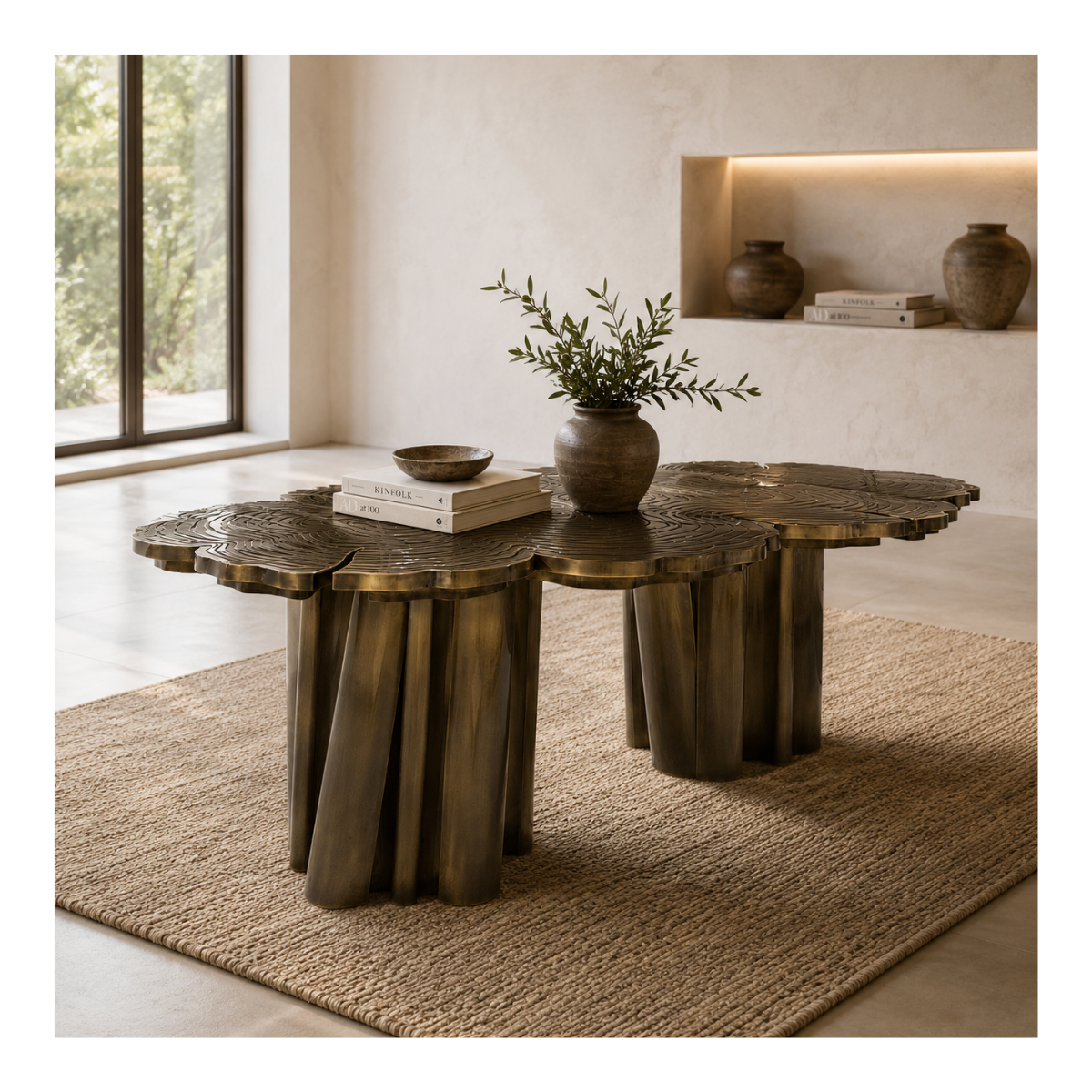 Petal Bronze Dining Table